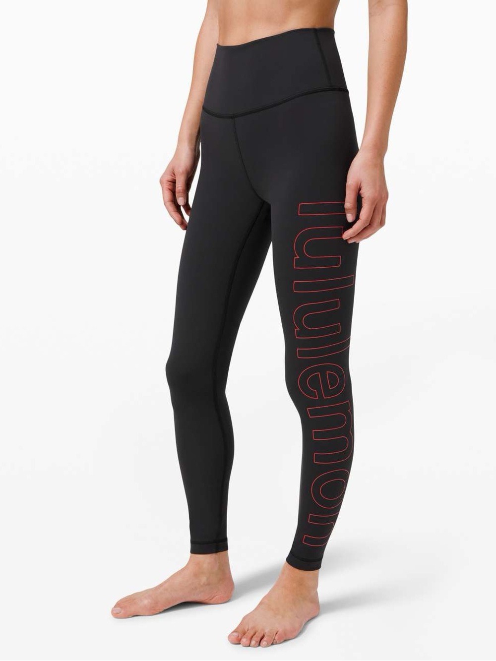 194. Lululemon Wunder Under High Rise Tight 28" Everlux *Lunar New Year Black